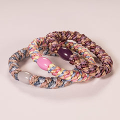 Haargummis 3er Set | Rainbow